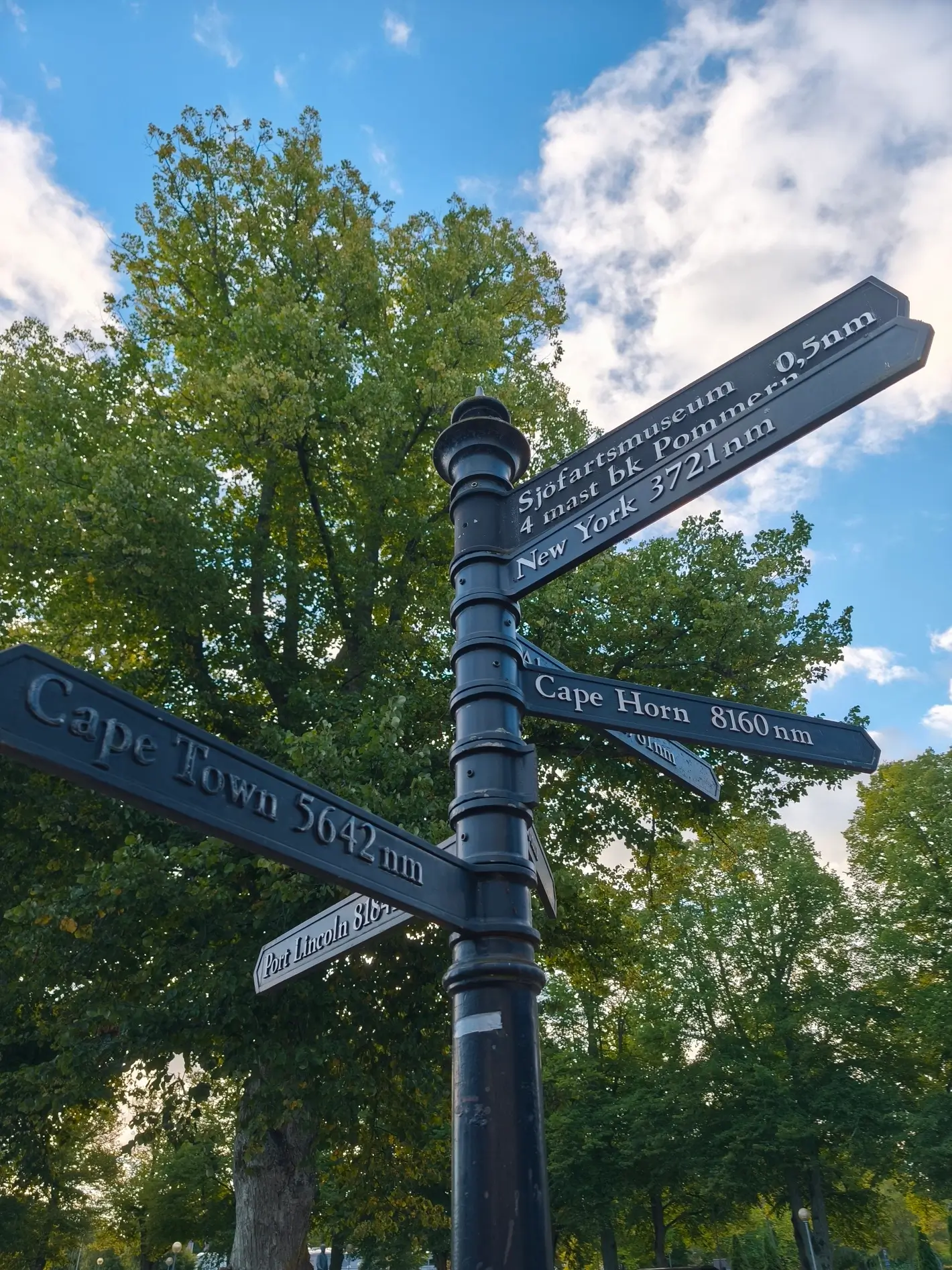 Vägvisare i Mariehamn